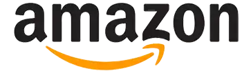 Amazon logo featuring a smile-shaped arrow, representing the online retail giant.