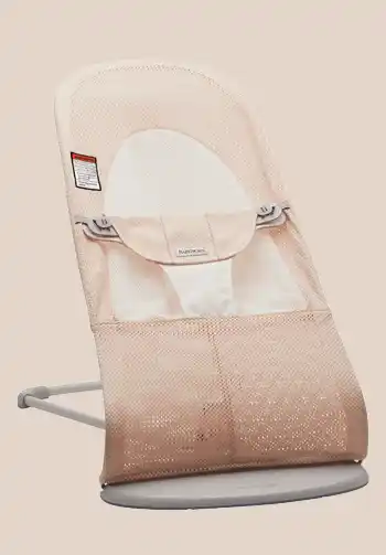 BabyBjorn Bouncer Balance Soft in pearly pink and white color for stylish homes