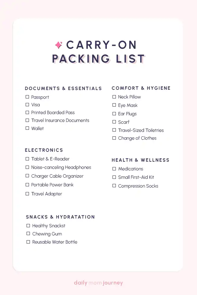 Ensure you have all the essential travel items with our carry-on packing list. Stay organized and prepared for your next adventure.