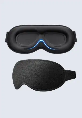  soft contoured sleep mask, perfect for airplane use, providing a comfortable fit to help you sleep peacefully while traveling.