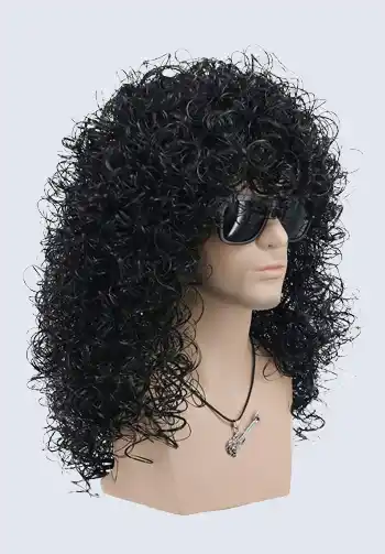 A detailed adult-sized wig designed to replicate Maui's wild, curly hair, perfect for completing a Maui Halloween costume.