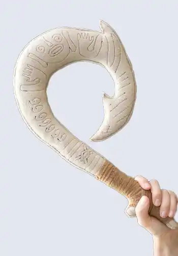 A child-sized version of Maui's fish hook, ideal for adding the finishing touch to a kids' Maui Halloween costume.