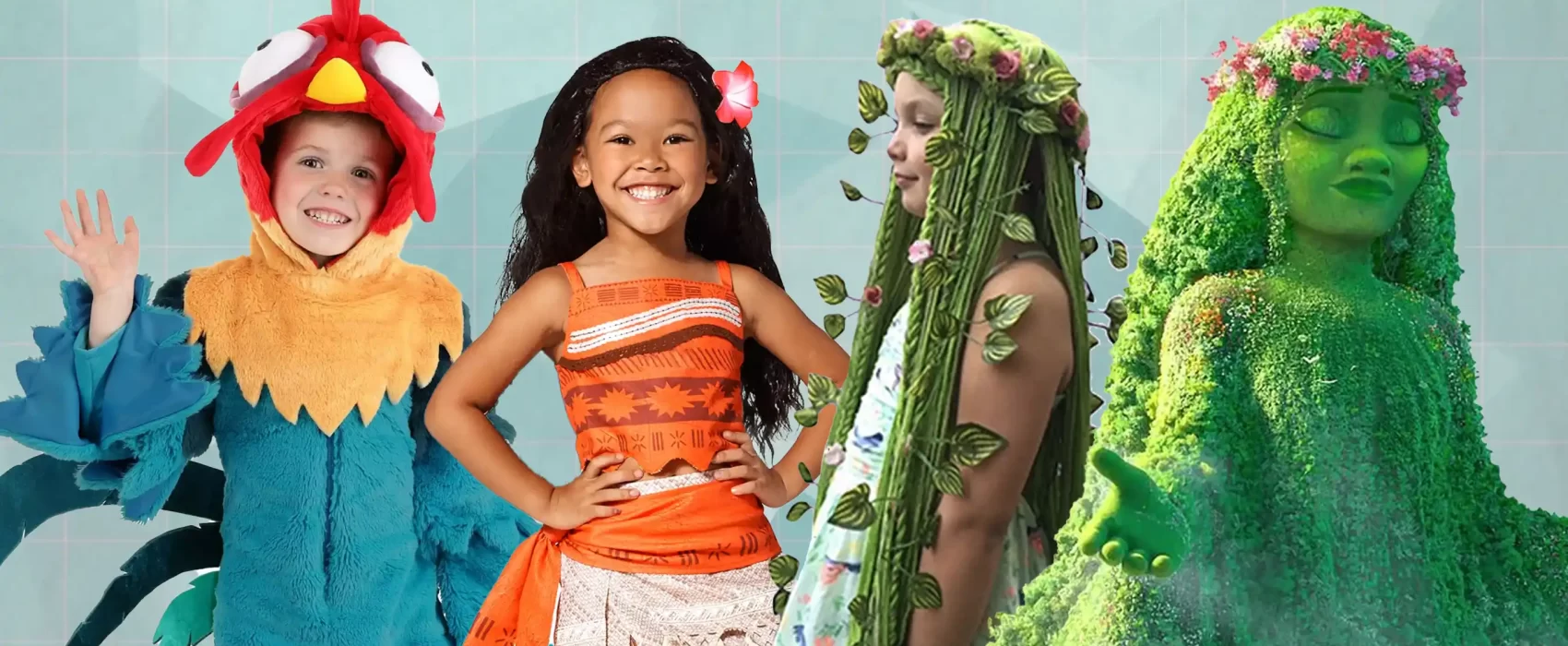 Discover Moana Disney costume ideas for the whole family this Halloween, including outfits for kids, adults, and pets.