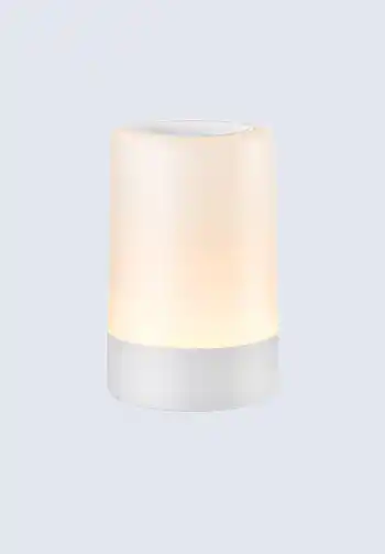 A cylindrical LED night light, ideal for low-light settings in the hospital room. Ensure it’s on your hospital bag checklist.