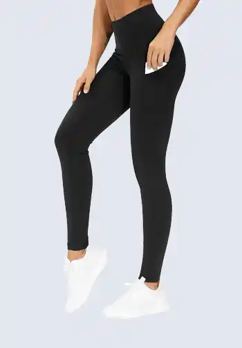 These classic black full-length leggings are perfect for the comfort-focused soccer mom. They offer a snug fit and flexibility, making them ideal for long hours on the field. Paired with an oversized sweatshirt or a cozy flannel, these leggings ensure you stay comfortable and stylish while cheering for your little athlete.