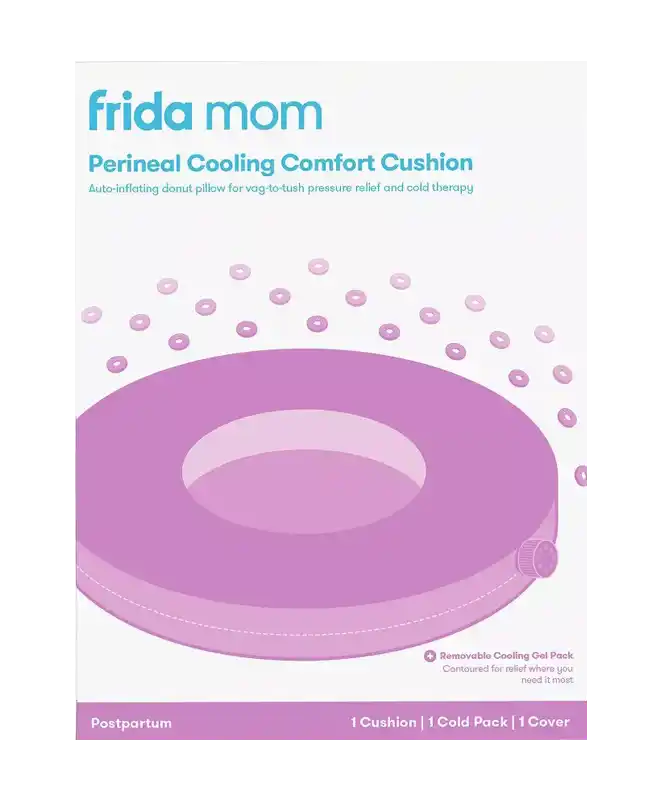 Frida Mom Perineal Cooling Comfort Cushion, providing maximum comfort postpartum.