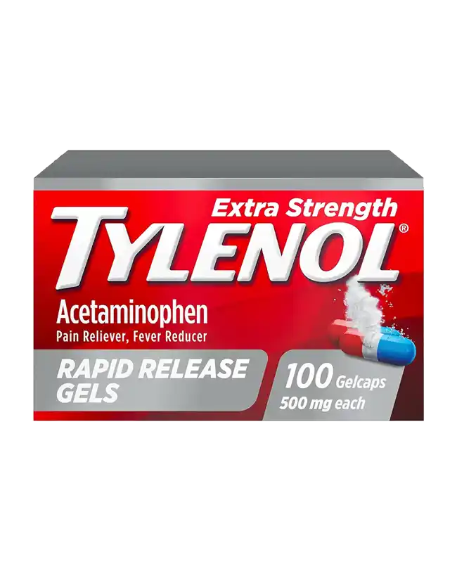 Tylenol Extra Strength, a postpartum essential for pain relief.