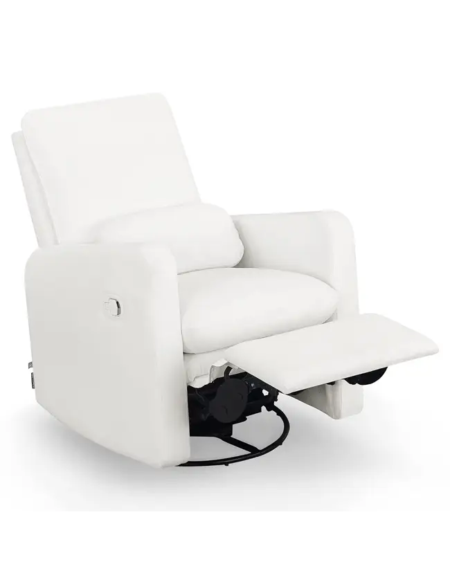 A comfortable nursing chair with ample back and neck support, a breastfeeding essential