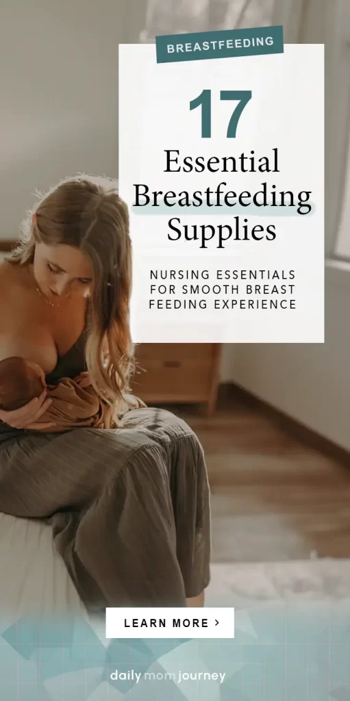 A mother breastfeeding her baby in a cozy room, emphasizing the essential breastfeeding supplies for a smooth nursing experience.