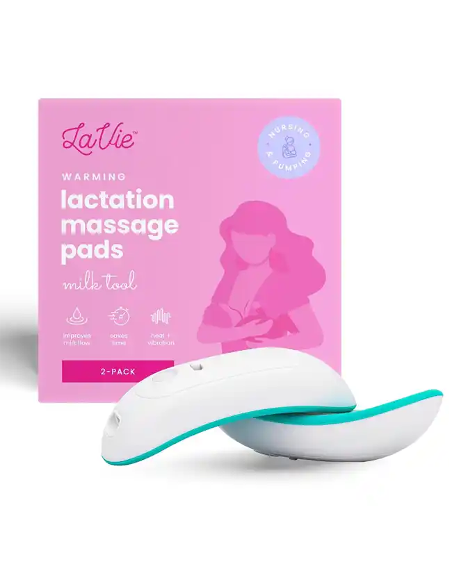 LaVie Warming Lactation Massage Pads improve milk flow and ease discomfort, a key item in your breastfeeding supplies and nursing cart essentials.