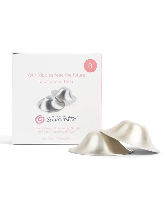  Silverette Nursing Cups are essential breastfeeding supplies for soothing and protecting nipples, ideal for your nursing cart essentials.