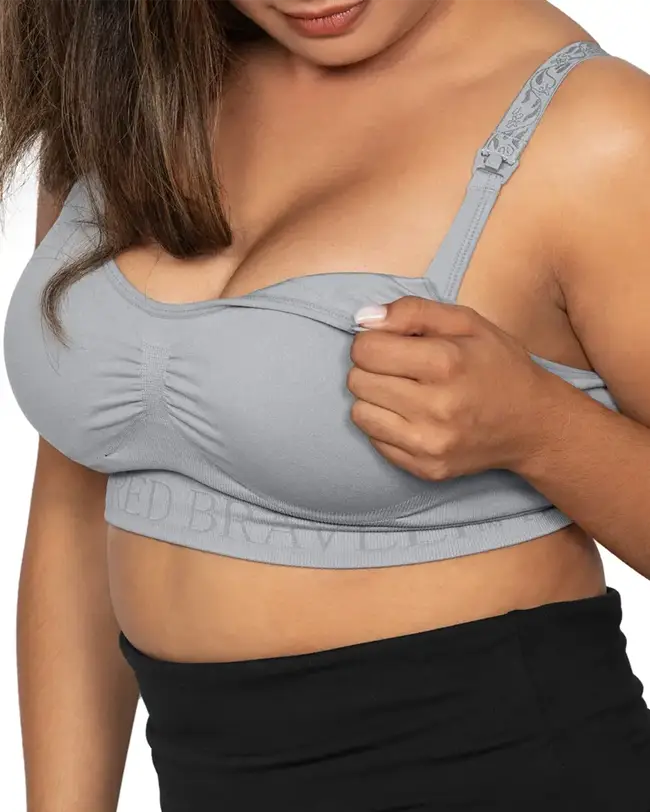 Kindred Bravely Nursing Bra provides comfort and easy access for breastfeeding, a key item in your breastfeeding supplies and nursing cart essentials.