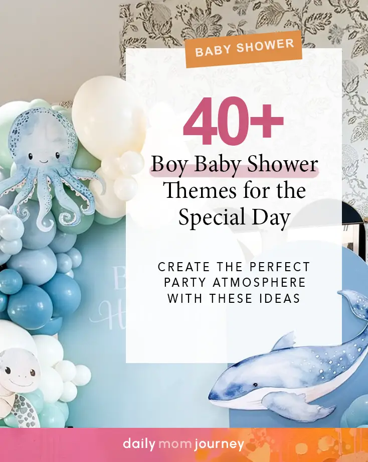 Discover creative boy baby shower themes featuring whimsical ocean-inspired decor with pastel balloons and adorable sea creatures.