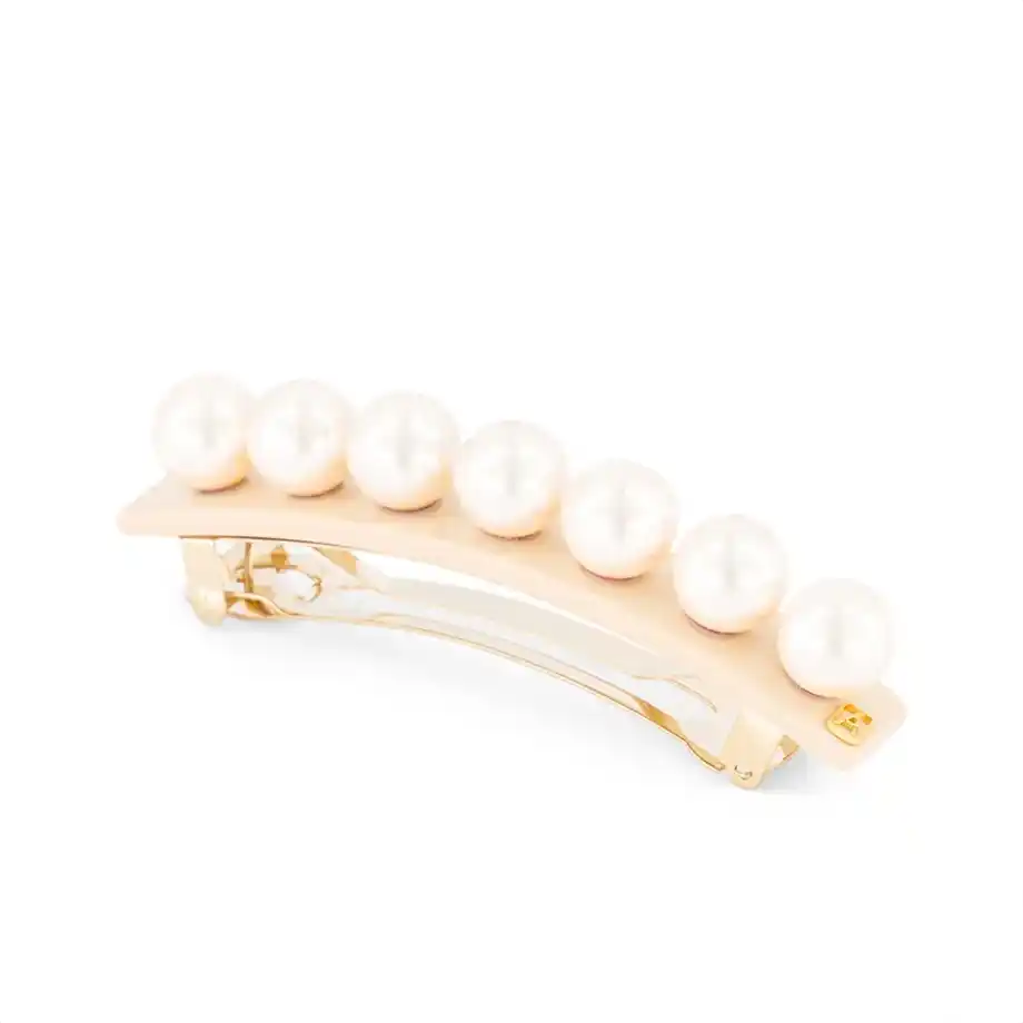 Beautiful pearl hair clip, an elegant accessory for a 12-year anniversary gift.