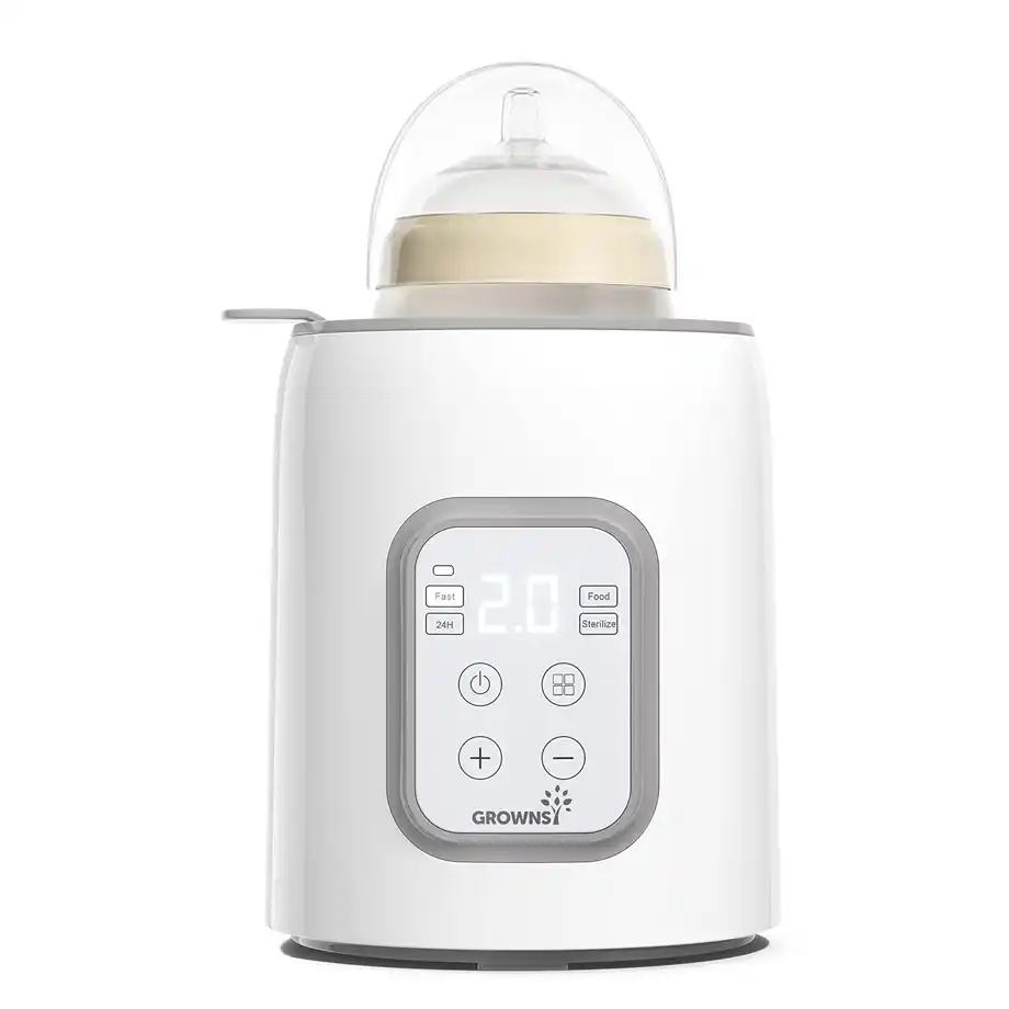 Efficient BPA-free baby bottle warmer with accurate temperature control, designed for safe and quick warming of breast milk and formula. A thoughtful and practical baby shower gift idea for new parents.