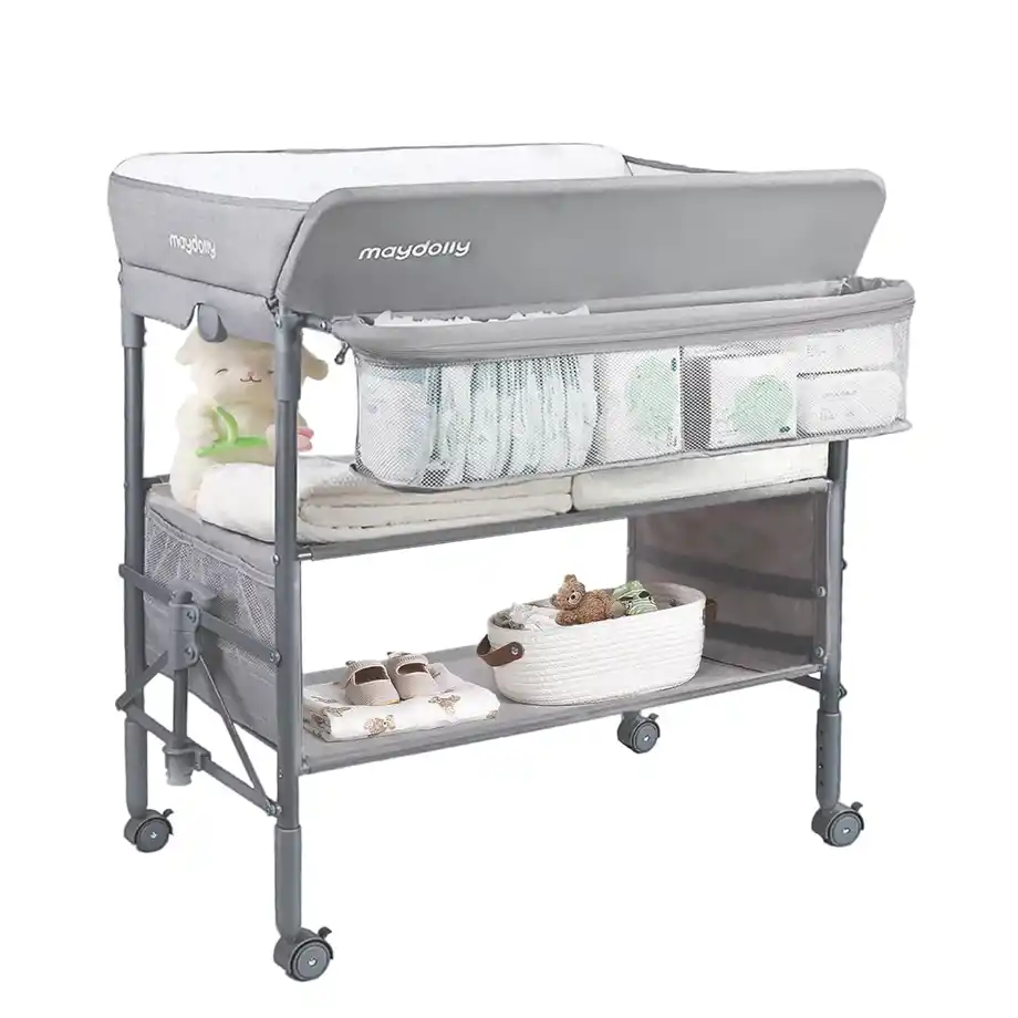 A versatile and practical portable changing table organizer that’s waterproof and adjustable, offering convenient storage for diapers, wipes, and other baby essentials. This handy organizer is an ideal baby shower gift idea for new parents looking to keep their nursery tidy and efficient.