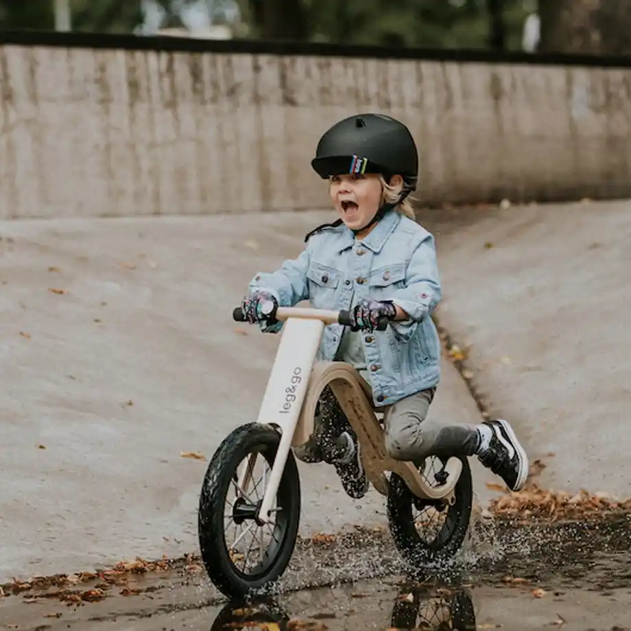 A wooden balance bike with pedals, designed to help 4-year-old boys build coordination, balance, and motor skills. This sturdy and safe bike is ideal for young children as it encourages outdoor play while promoting physical activity, making it one of the best toys for 4-year-old boys. Perfect for developing confidence and preparing for riding a regular bike.