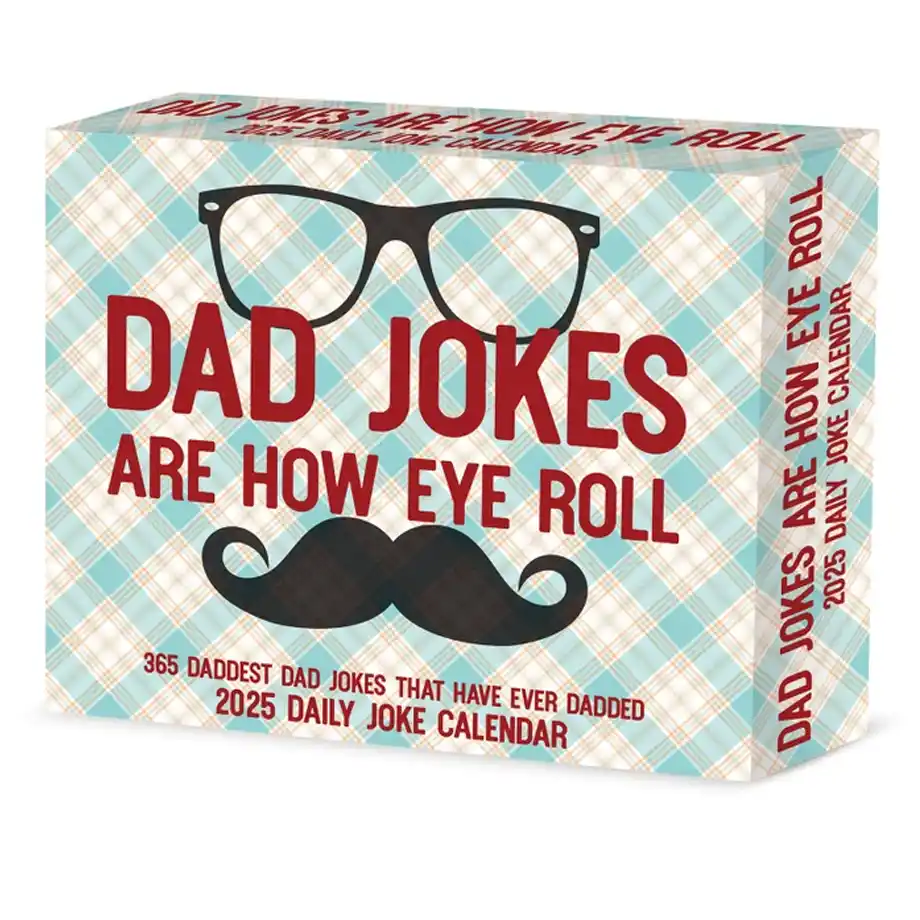 A cozy 2025 blanket featuring the funny phrase "Dad Jokes Are How I Eye Roll," perfect for dads or anyone who loves a good laugh. Stay warm while enjoying daily dad jokes all year long!