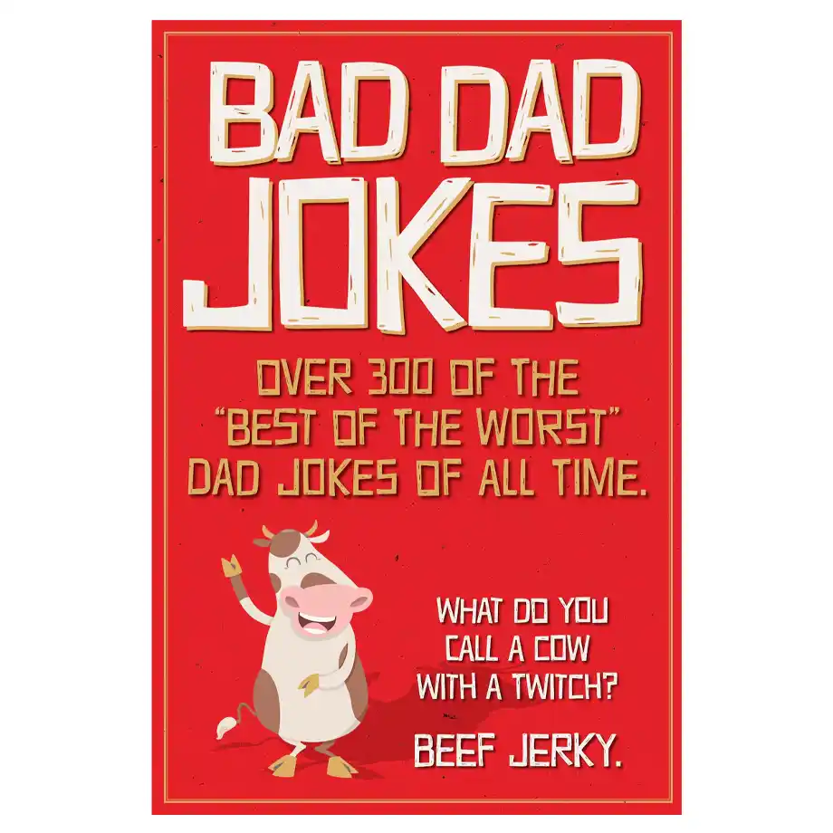 This collection of over 300 Bad Dad Jokes is the perfect gift for anyone who enjoys corny humor. Featuring a mix of hilarious and cheesy jokes, it’s sure to bring laughter to anyone who loves dad jokes.