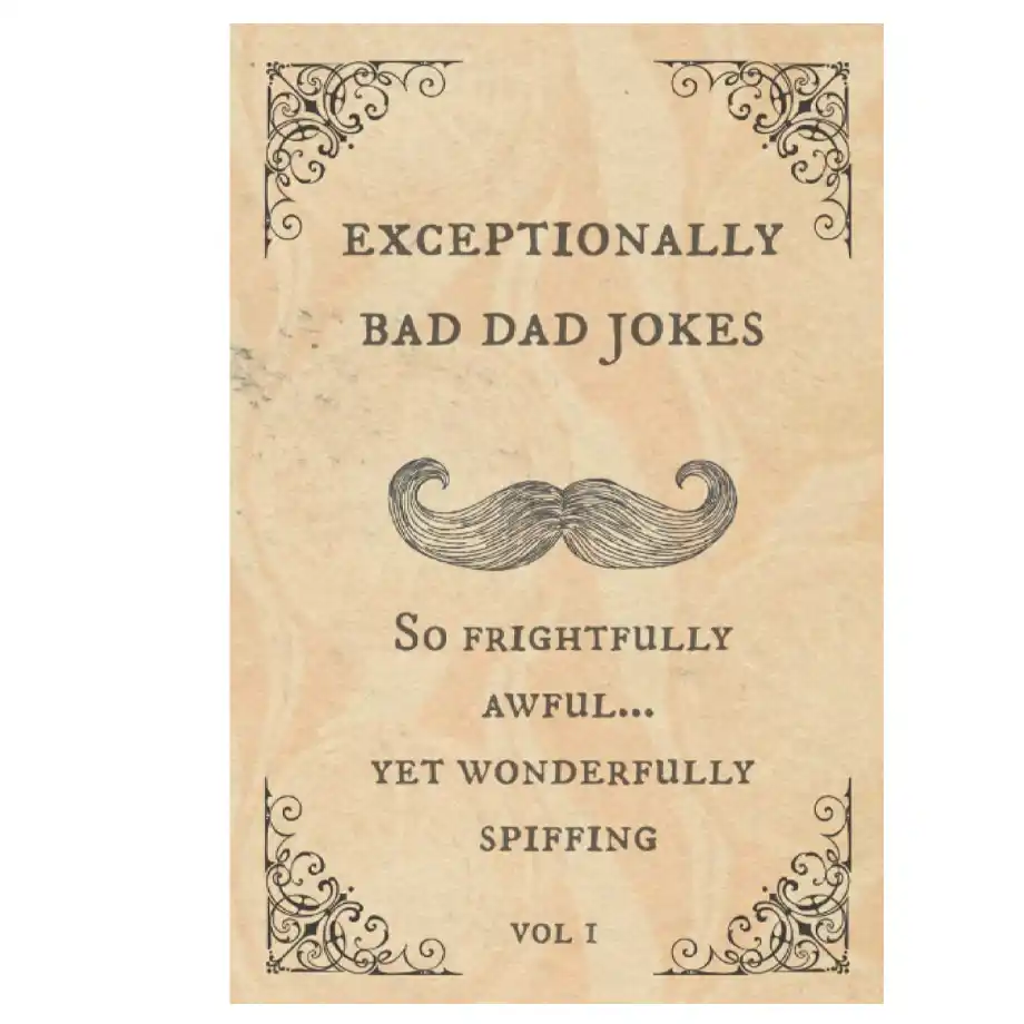 The "Dad Jokes" book is a delightful compilation of hilarious and pun-filled jokes perfect for any dad who enjoys a good laugh. Packed with cheesy humor, it's an ideal gift for the dad who loves to make everyone roll their eyes and laugh at the same time.