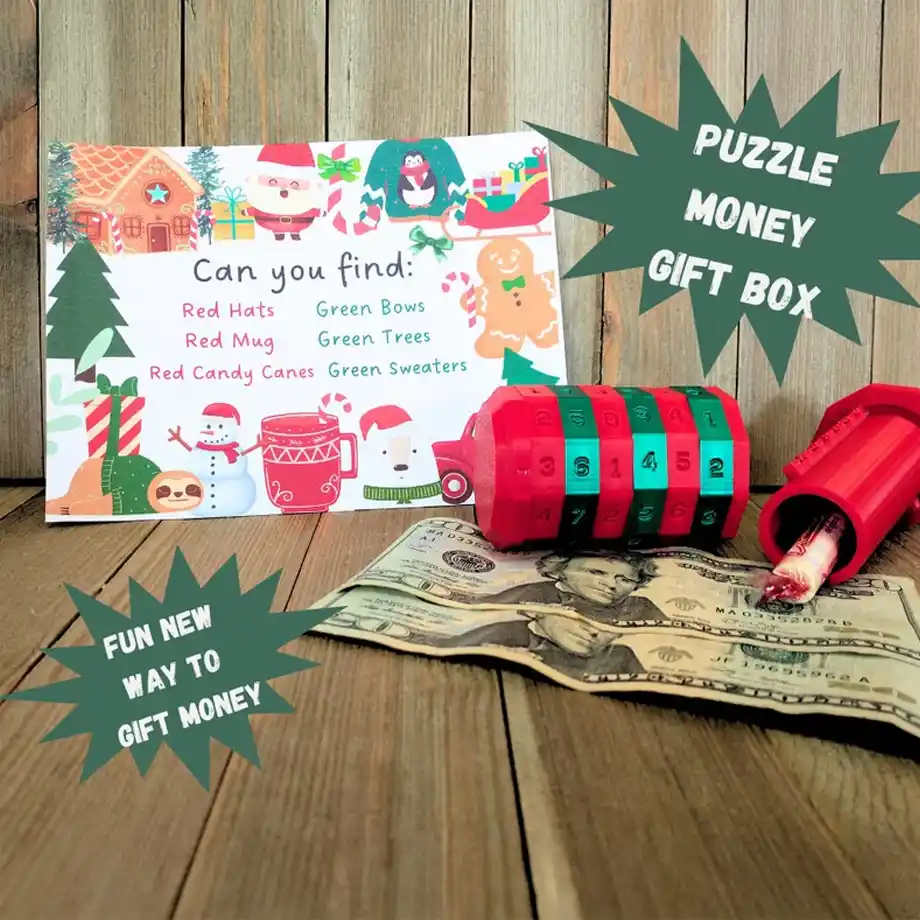 The Gift Money Puzzle Box offers a unique and interactive way to present money gifts. Perfect for those seeking fun ways to gift money, this puzzle box adds an exciting challenge to the gifting experience.