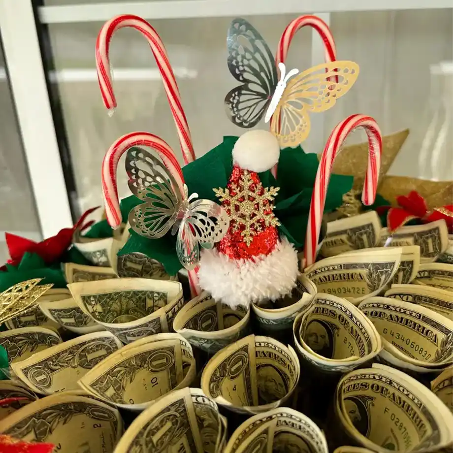 The Christmas Money Bouquet is a creative and festive way to gift money during the holidays. Perfect for those looking for fun ways to gift money, this unique bouquet adds a special touch to holiday gifting.