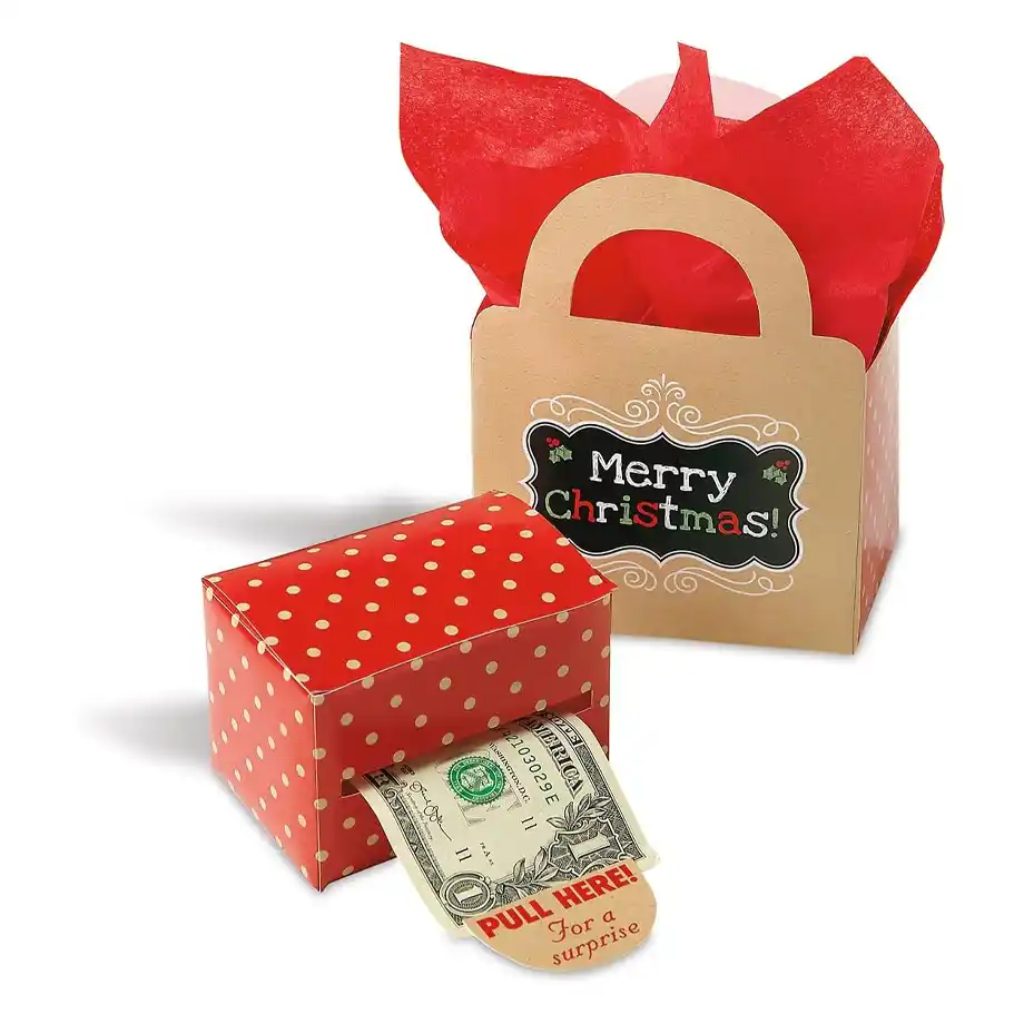 This stylish money holder card box is a perfect addition to your gift-giving celebrations. It offers fun ways to gift money for birthdays, holidays, or special occasions, adding a unique twist to presenting cash as a gift.