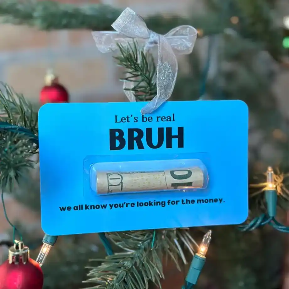 The "Bruh Money Card" is a hilarious and creative way to gift money, perfect for teen boys. This funny money card offers a playful spin on gifting cash and is ideal for birthdays, holidays, or any occasion. Discover fun ways to gift money with this unique and amusing card, guaranteed to bring a smile!