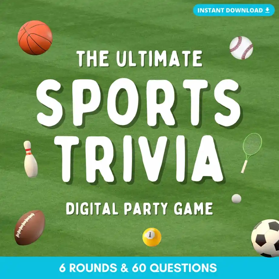 The Ultimate Sports Trivia Digital Game offers a fun and interactive experience with sports-themed trivia questions for kids. Perfect for game nights or educational activities, this game challenges young minds with engaging sports facts while encouraging learning and competition.