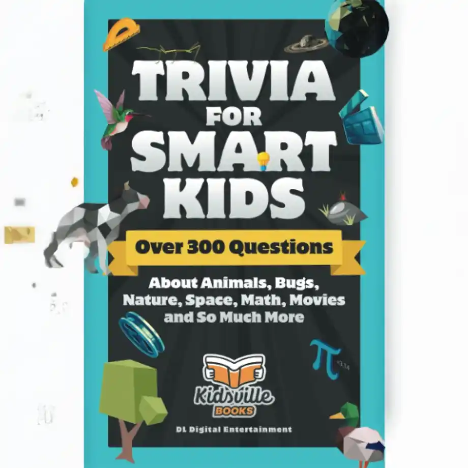 A fun and educational trivia book featuring animal-related trivia questions for kids. Perfect for young learners, this trivia game sparks curiosity and promotes knowledge about the animal kingdom in an engaging way.