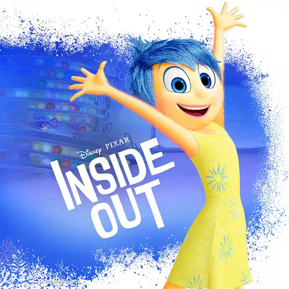 The movie cover for Inside Out, a groundbreaking Pixar film that explores the emotions inside a young girl’s mind. As one of the best animated movies, it delivers both emotional depth and humor, making it an unforgettable adventure for all ages.