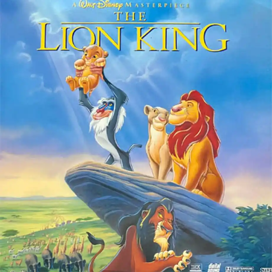 The movie cover for The Lion King in the Signature Collection, showcasing the iconic animated film that continues to captivate audiences worldwide. As one of the best animated movies, it tells a powerful story of family, leadership, and destiny, set against the stunning backdrop of the African savanna.