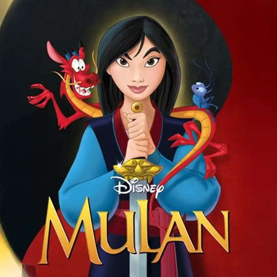 The cover image of Disney's Mulan, showcasing the fearless warrior on her journey of bravery and self-discovery. A timeless classic that earns its place in the list of the best animated movies.