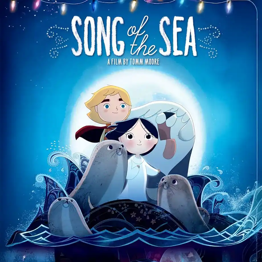 Song of the Sea, a beautifully animated film, hailed as one of the best animated movies, blending folklore and stunning visuals. Ideal for animation enthusiasts and family viewing.