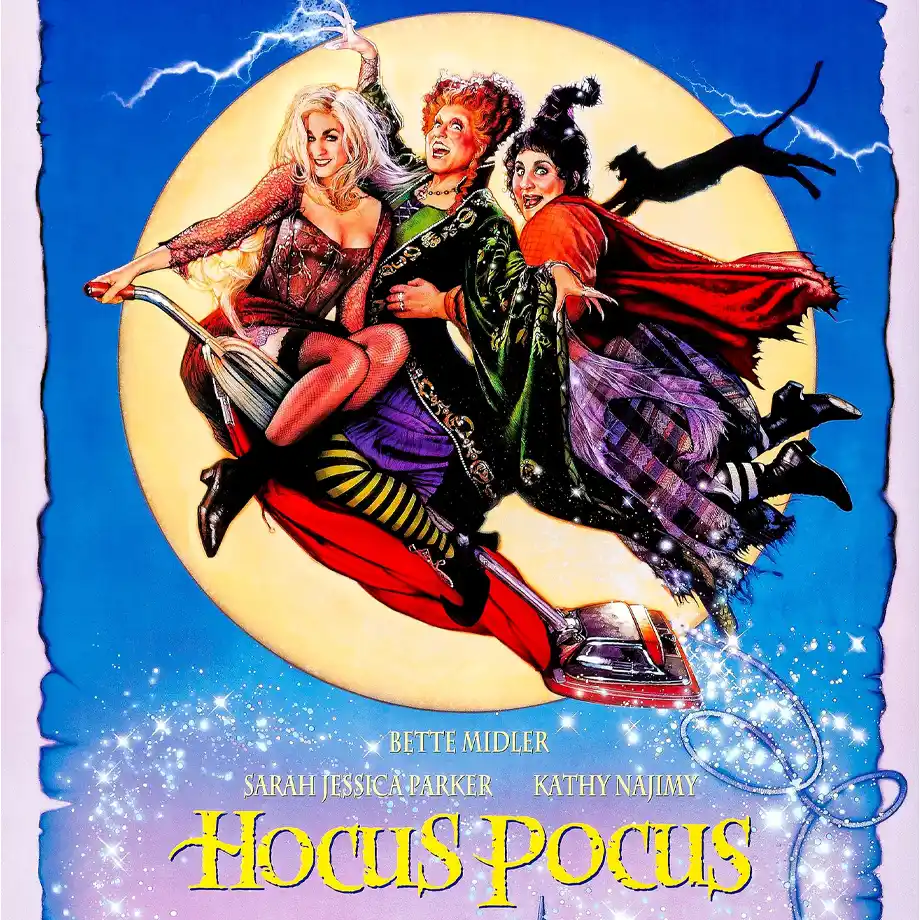 Hocus Pocus (1993) is a beloved Halloween classic that mixes comedy and magic with a bit of spooky charm. This movie, featuring Bette Midler and a cast of mischievous witches, is one of the best horror movies for a fun, family-friendly scare.