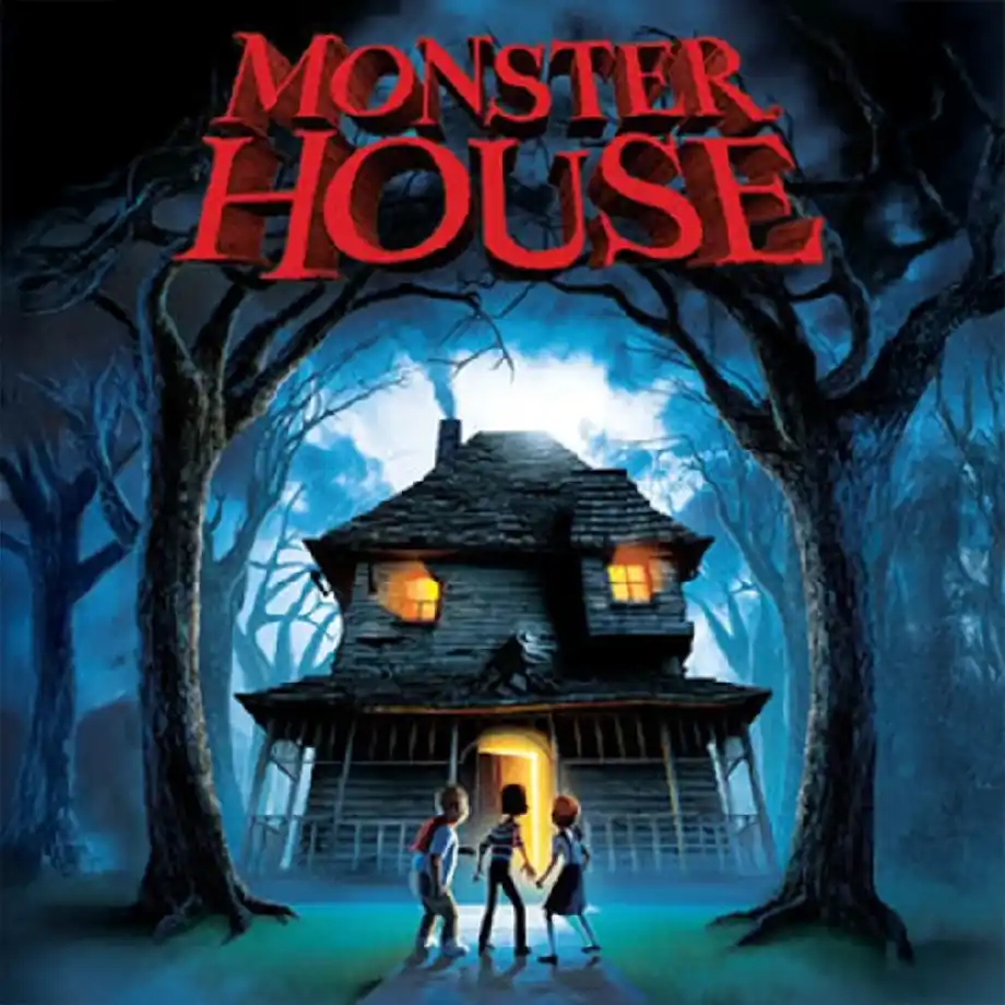 Monster House (2006) is an animated horror movie that delivers a spooky adventure with a unique mix of fright and humor. Featuring a memorable cast, including Steve Buscemi, this film is considered one of the best horror movies for younger audiences, perfect for family-friendly Halloween fun.