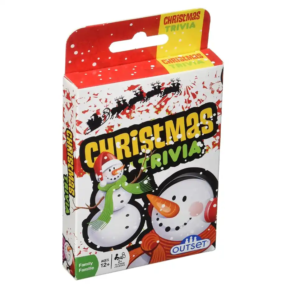 Cobble Hill Christmas Trivia Questions 1000-piece puzzle, combining challenging trivia and festive fun for the perfect holiday game and family bonding experience.