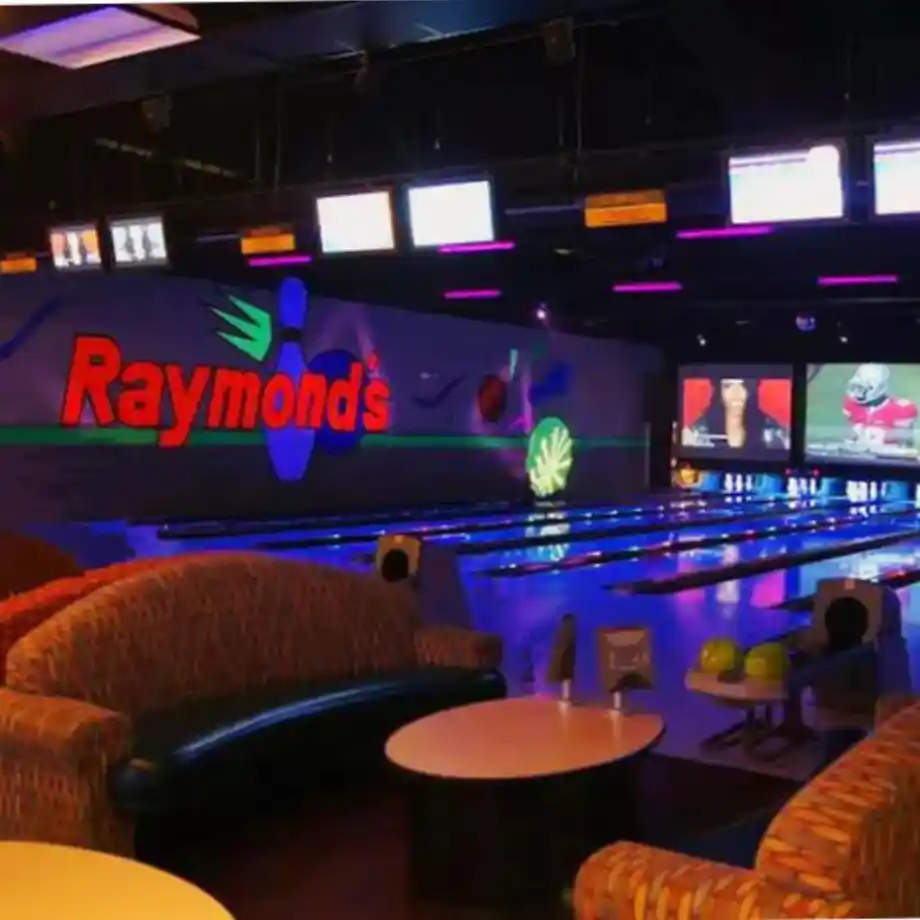 A fun bowling game for couples – a great first date idea for friendly competition.