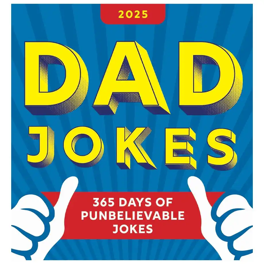 2025 Jokes Boxed Calendar featuring daily hilarious and funny jokes to keep you laughing all year long. Perfect for adding humor and fun to your day!