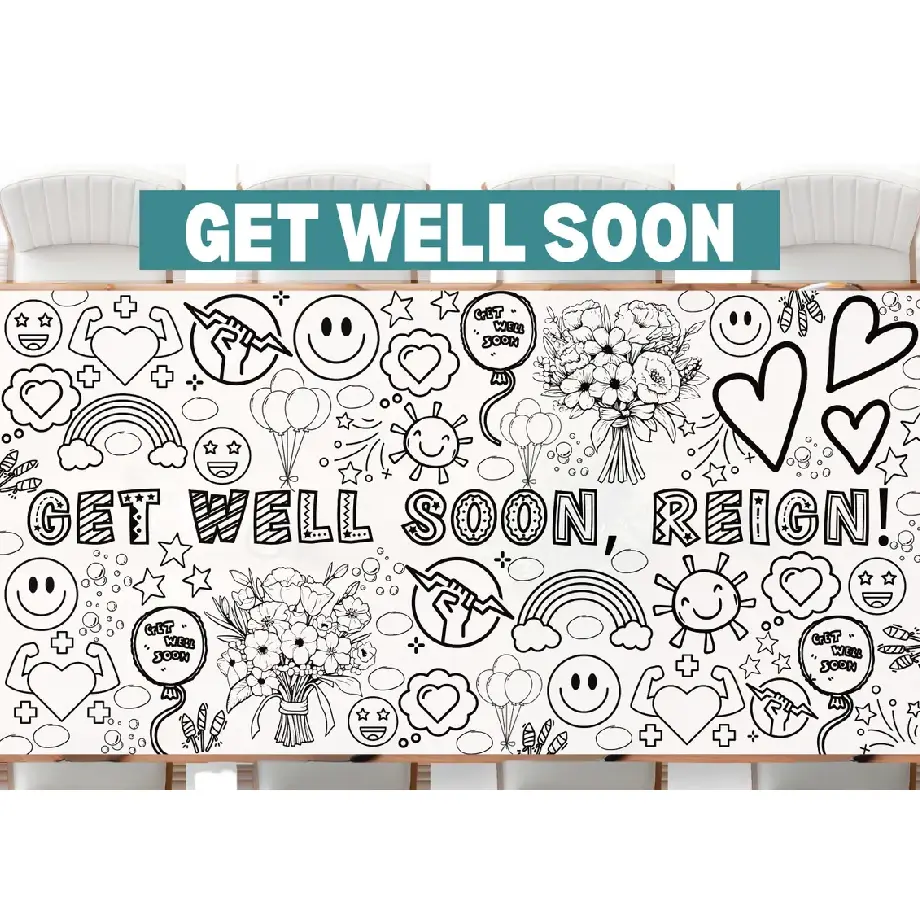 A meaningful get well card from a sibling, expressing love and support with a personal touch to brighten recovery.