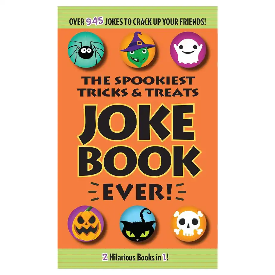 A spooky and fun Halloween jokes book filled with tricks, treats, and laughter for kids. Perfect for Halloween celebrations, this book offers a collection of Halloween jokes that will delight young readers and keep them entertained all season long.