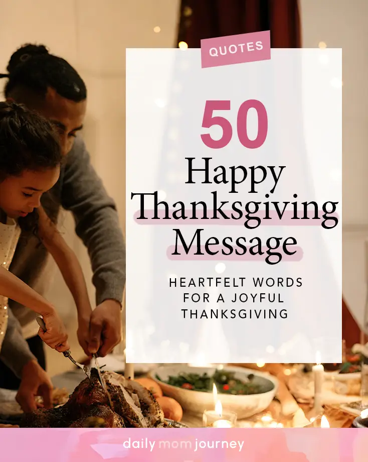 A joyful Thanksgiving gathering with a family cutting turkey. Discover beautiful happy Thanksgiving message quotes to share love and gratitude with friends and family.