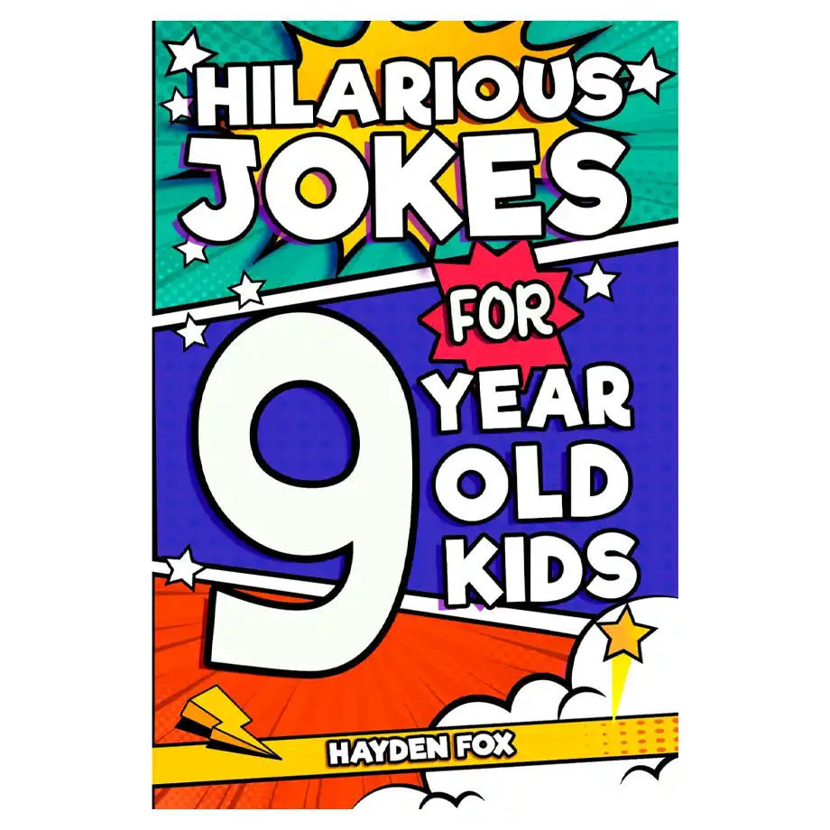 Cover of 'Hilarious Knock Knock Jokes for 6-Year-Old Kids,' a vibrant and entertaining book packed with laugh-out-loud knock knock jokes perfect for young children.