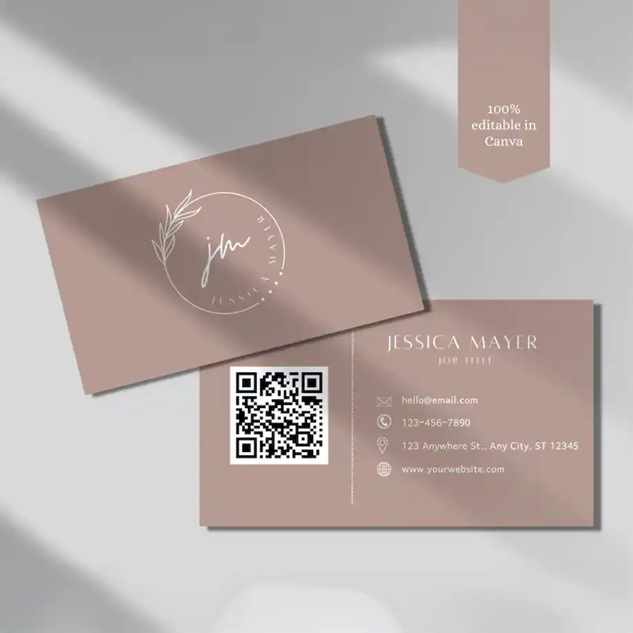 A sleek and minimal pink QR code business card perfect for sharing your pick up lines digitally. The modern design allows you to effortlessly connect and leave a memorable impression.