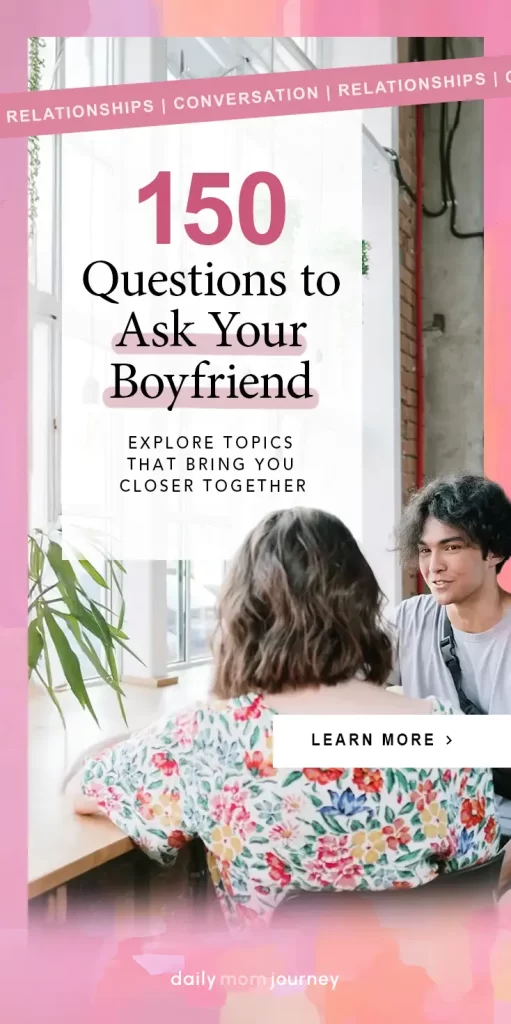 A cheerful couple at a bright café discussing 150 fun and thoughtful questions to ask your boyfriend for a closer bond.