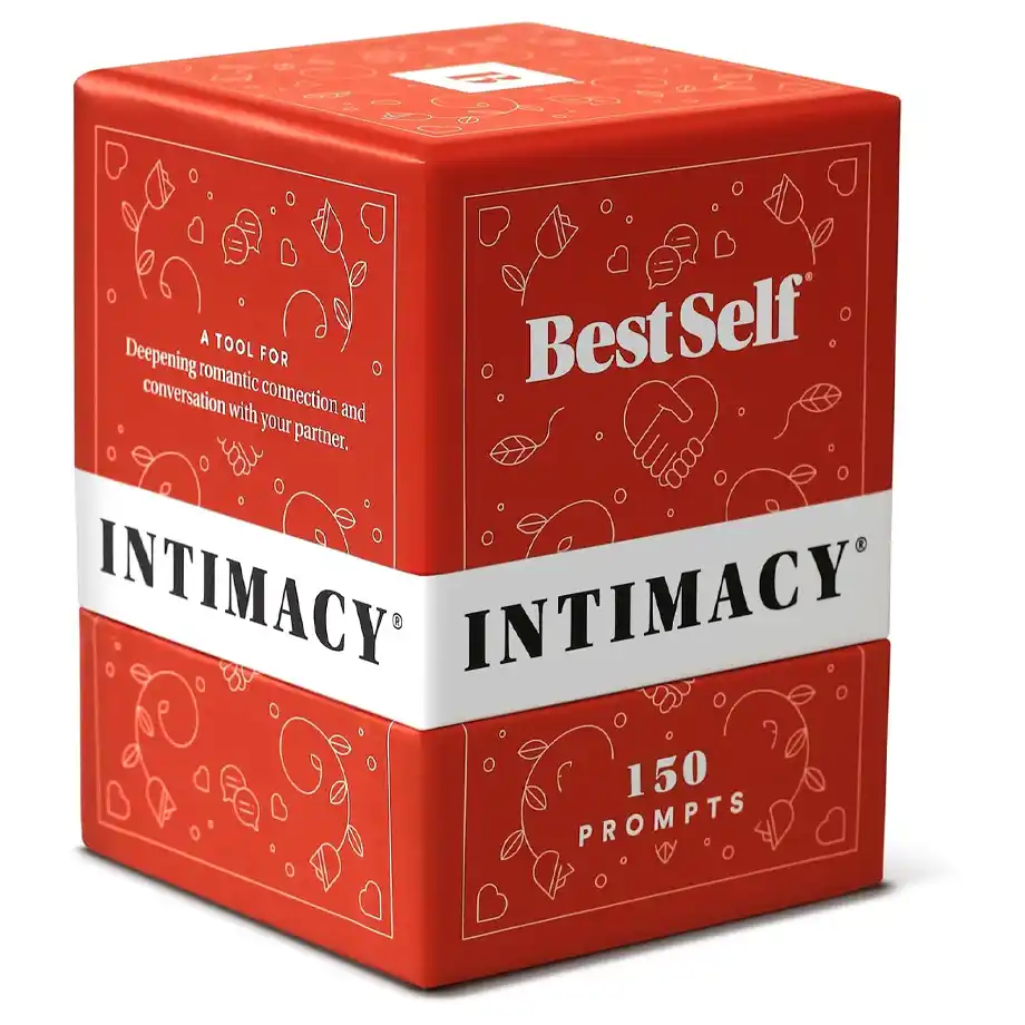 The Intimacy Deck by BestSelf, a couple’s conversation card game with meaningful and engaging questions to ask your boyfriend, fostering deeper emotional connection.