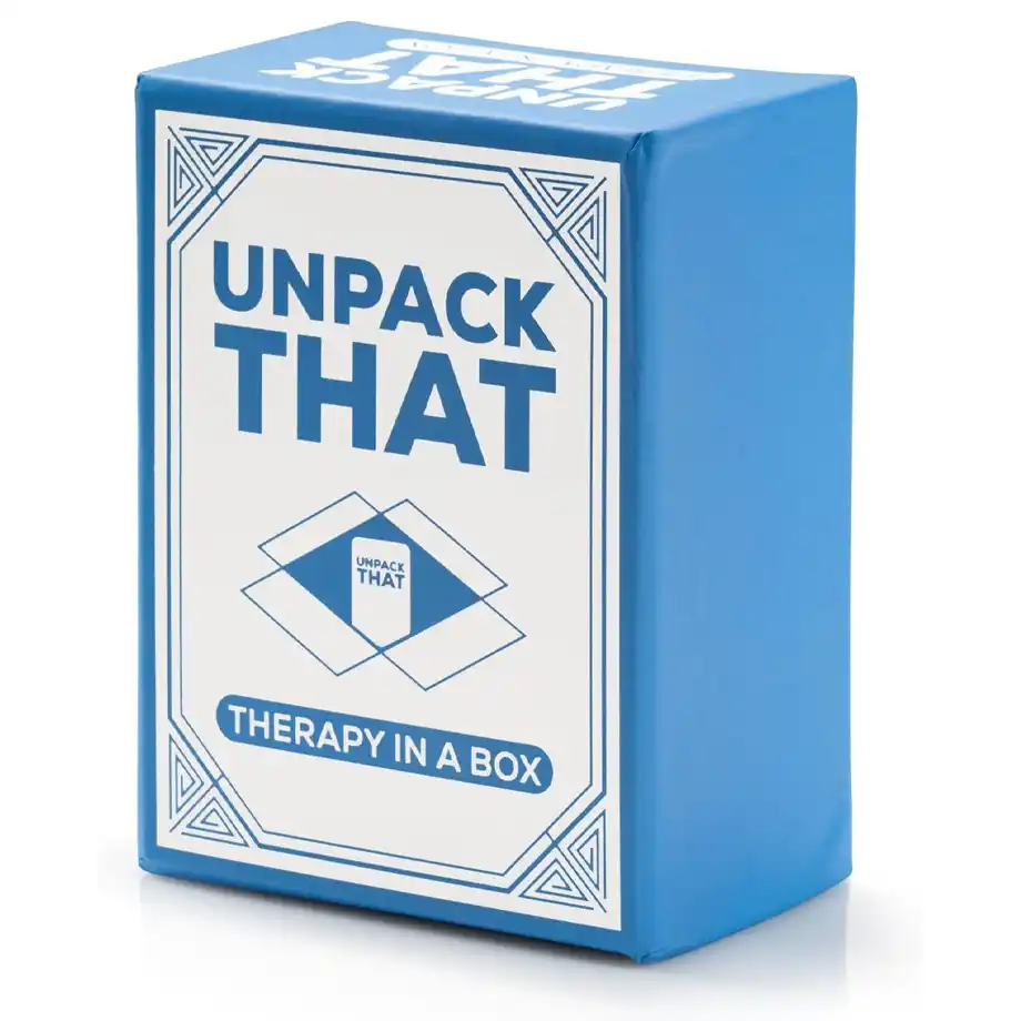 Strengthen your relationship with the Unpack That Therapy card game. Featuring thoughtful questions to ask your boyfriend, this game is designed to spark deep, meaningful conversations and enhance emotional connection. Perfect for couples looking to connect on a deeper level.