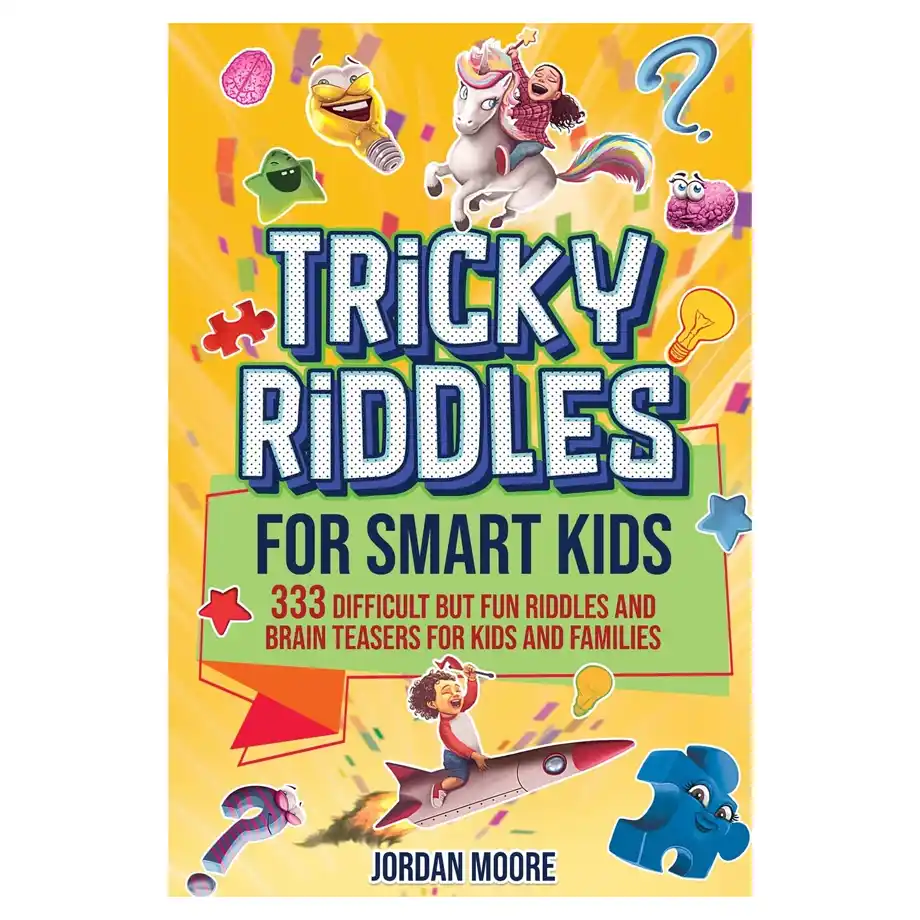 A collection of tricky riddles for kids designed to challenge and stimulate young minds, offering fun and difficult puzzles to improve problem-solving skills. Perfect for kids who love a good brain teaser!






