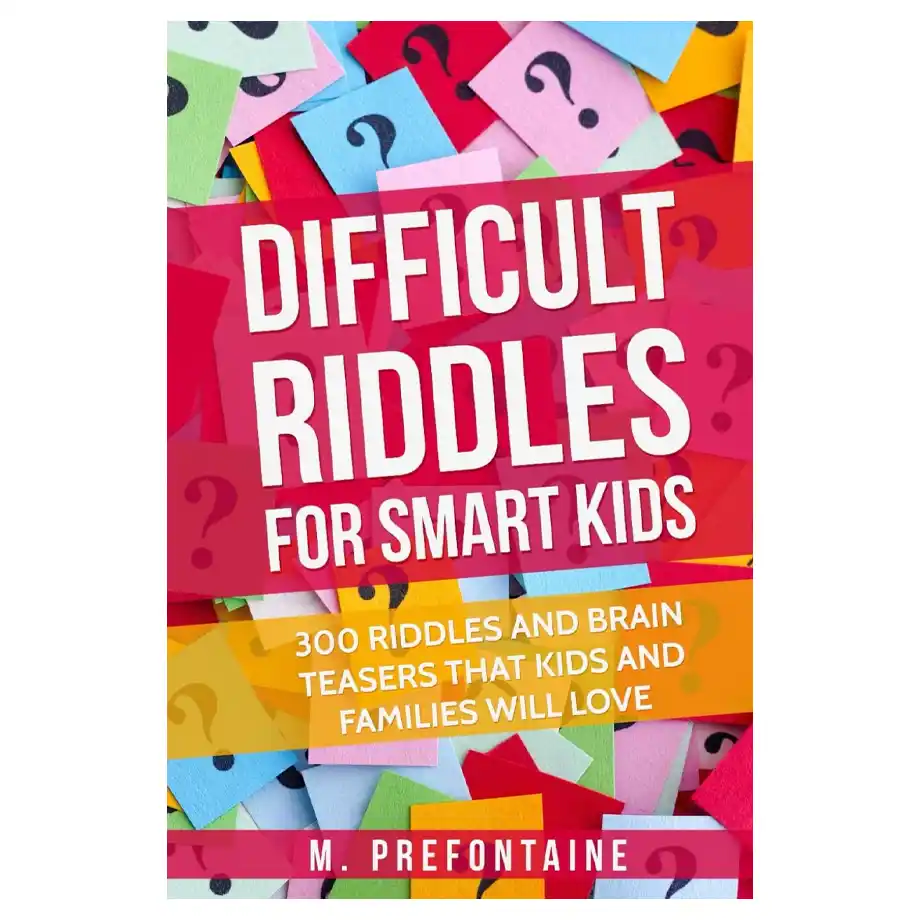 A challenging and fun riddle book for kids, perfect for stimulating young minds and providing hours of entertainment. Ideal for families looking to enjoy "Riddles for Kids" together.