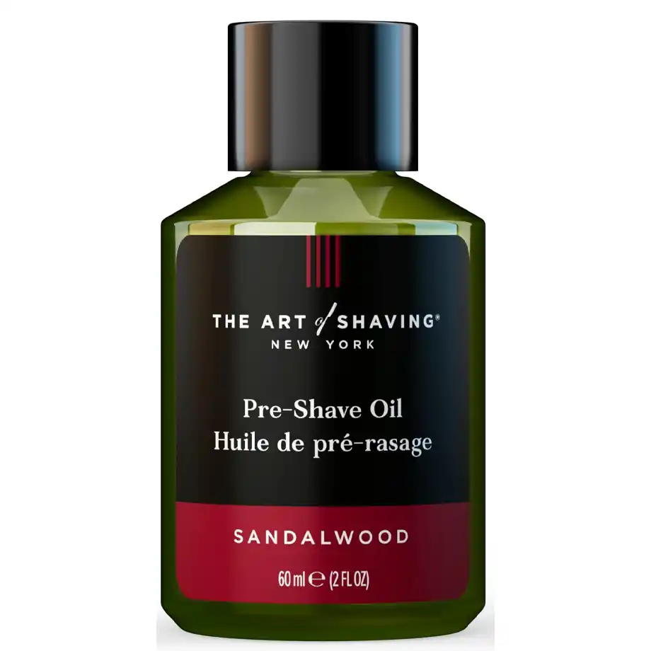 A premium sandalwood-scented pre-shave oil from The Art of Shaving, designed to soften facial hair and protect skin during shaving. A luxurious and thoughtful stocking stuffer for a husband who enjoys a refined grooming experience.